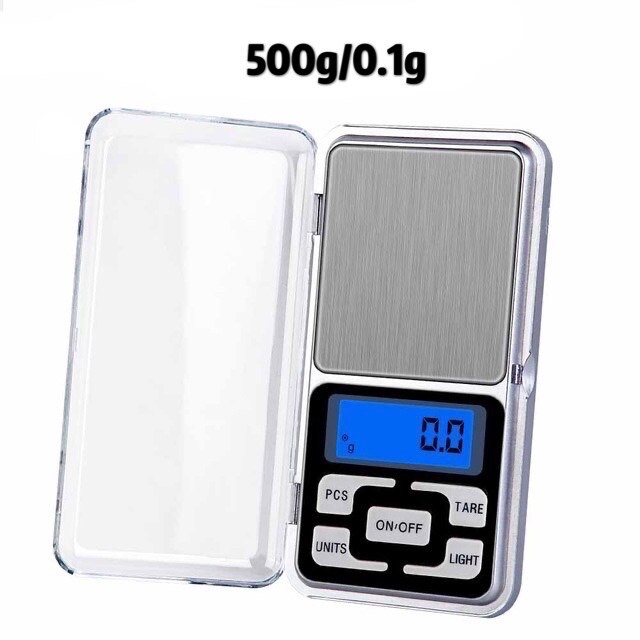 500g/1kg/2kg/3kg 0.1g Digital Electronic Scale Stainless Steel Precision Kitchen Food Scale With USB Weighing Measuring Tools: 500g-0.1g