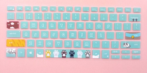 Keyboard Cover Protector Skin For Dell Latitude 3410 Notebook Keyboard Film Protection Film Computer Key Pad 14 Inch Laptop: type11