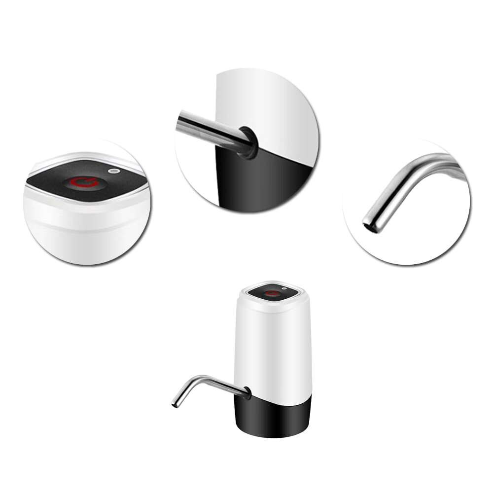 Usb-oplaadbare automatische drinkwaterpomp, draagbare elektrische waterdispenser, elektrische waterpomp, intelligent pompgereedschap