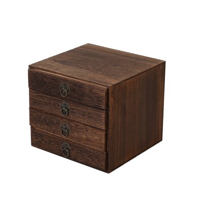 Multi-layer solid wood storage box Boxes Pu&#39;er tea collection Tea Wooden box Jewelry storage boxs kit: 2