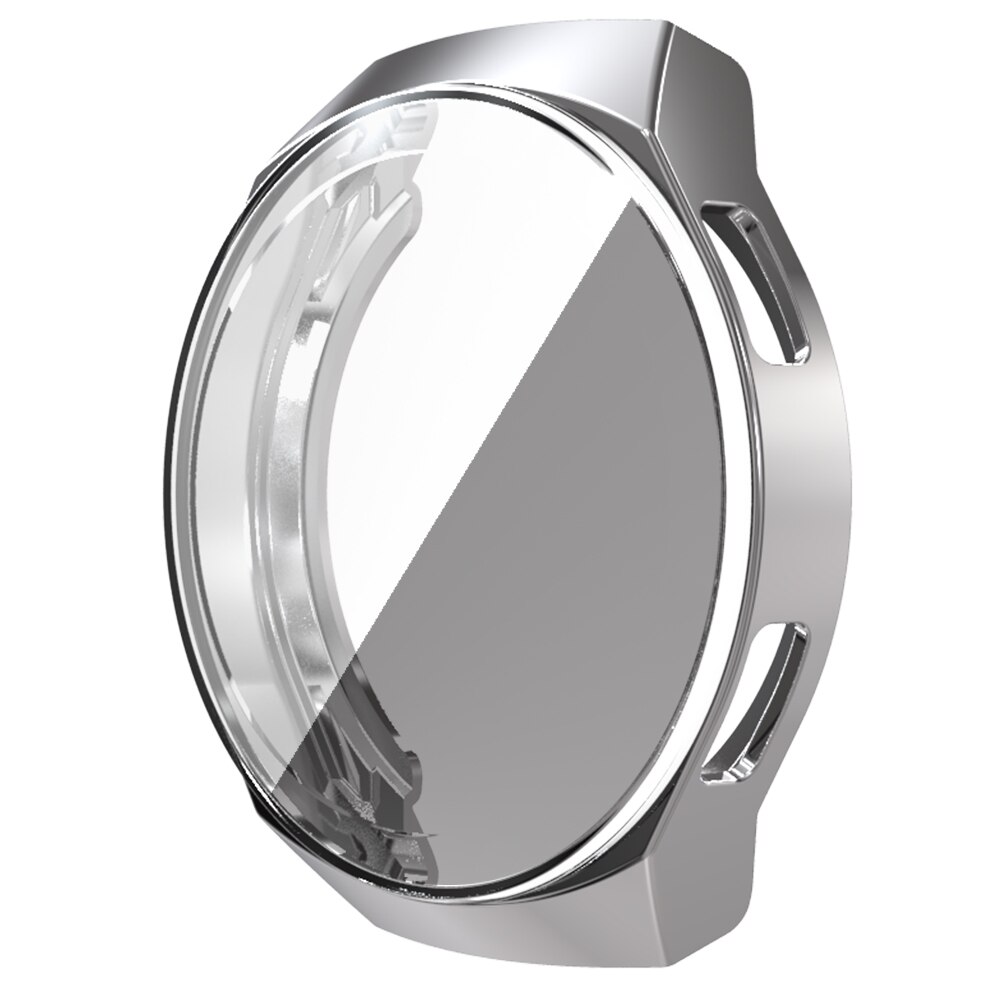 För huawei klocka  gt 2e remmar silikon ersättningsband topp klockarmband armband huawei  gt2e dubbelfärgad rem: Silverram