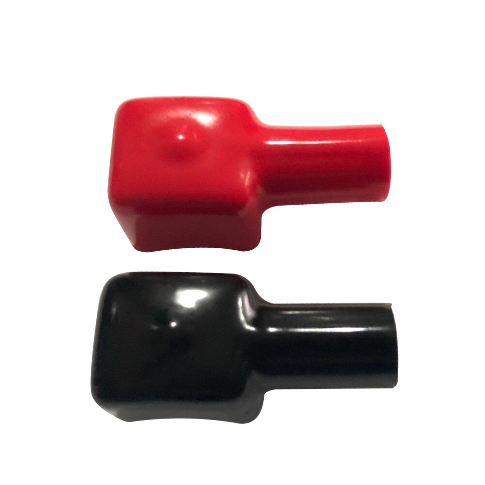 Kkmoon 1 Paar Batterij Terminal Covers Marine Batterij Terminal Boots Red & Black Positieve & Negatieve 192681 192682
