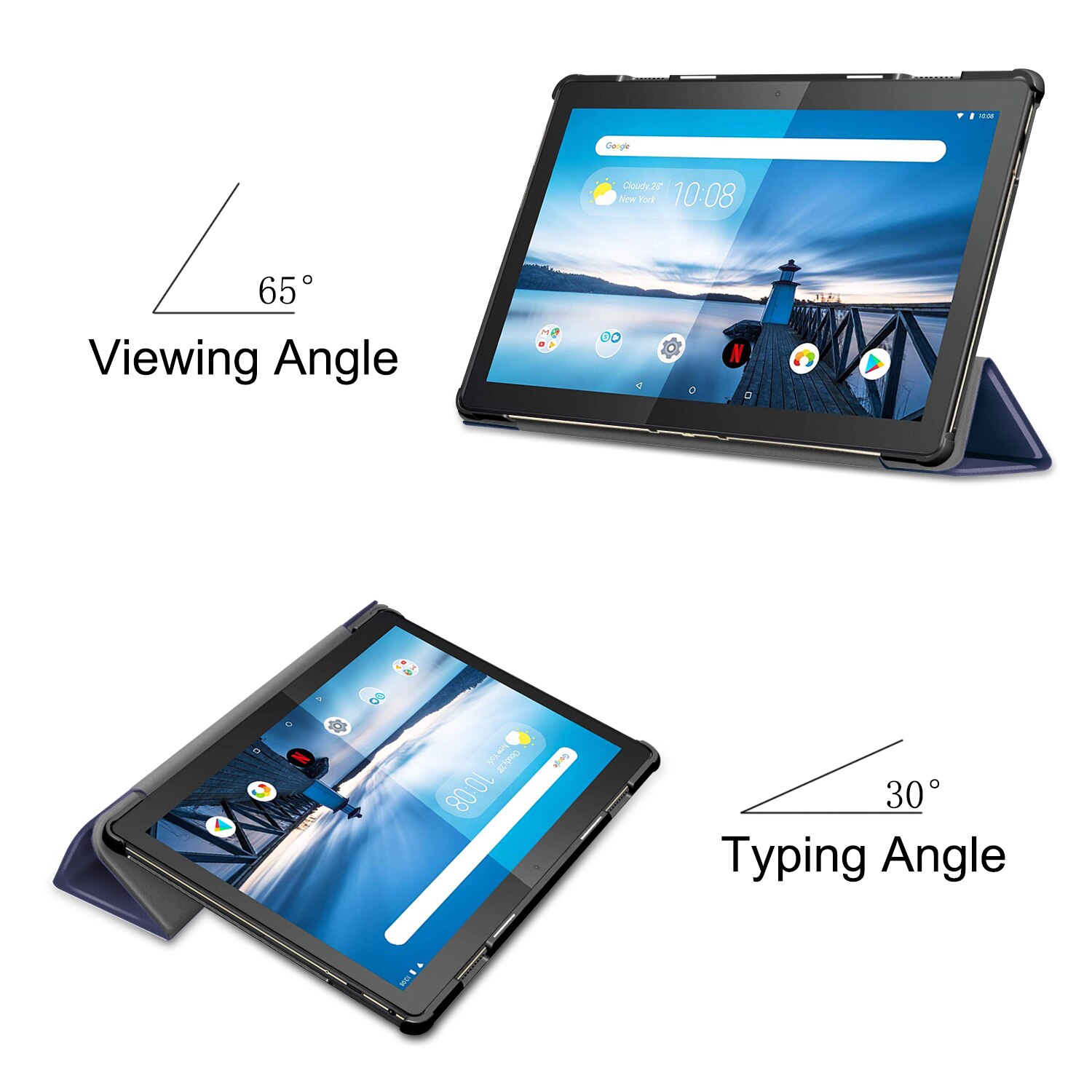 Für Lenovo Tab M10 TB-X605F TB-X605L TB-X505F Auto Schlaf/aufwachen fallen mit Alexa Anzeige Leder Für Lenovo Tab M10 Tablette Abdeckung