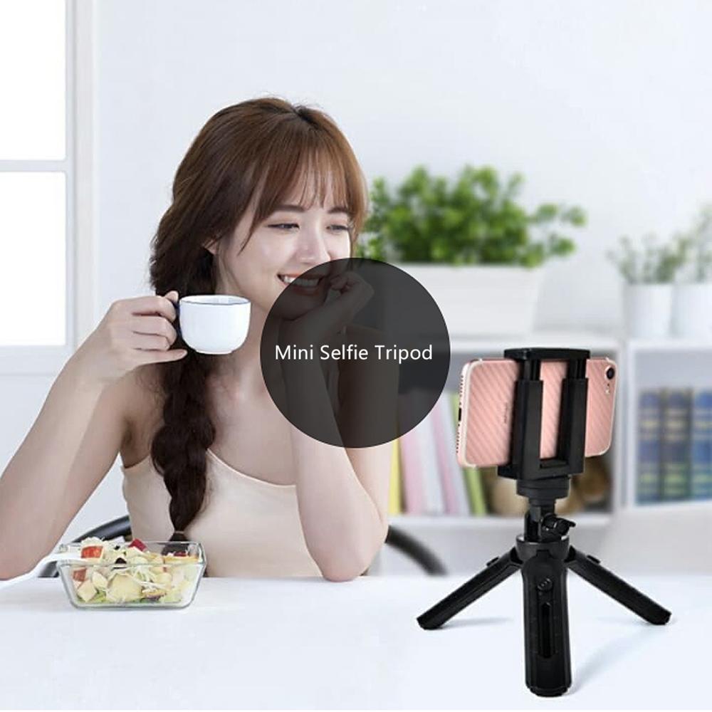 Mini trípode extraíble para Selfie, trípode portátil de sobremesa para cámara de teléfono, cabeza de bola para cámaras DSLR sin Espejo, DV LED, vídeo para Smartphone
