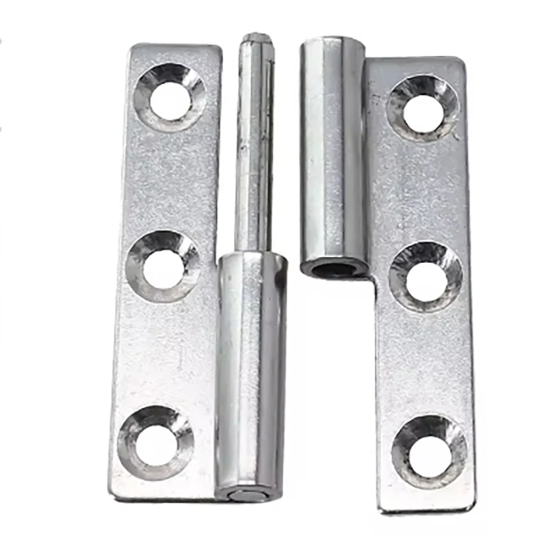 Bisagra extraíble de acero inoxidable, bisagras desmontables de batiente de alta resistencia, bandera de elevación de junta deslizante, herrajes para muebles de puerta, 1/5 Uds.: 2 pulgadas / Negro
