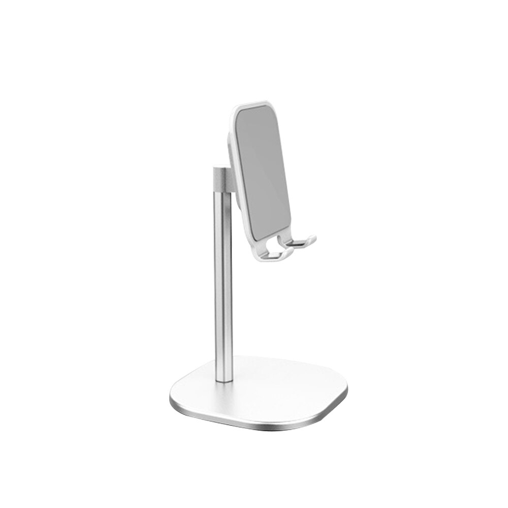 Cell Phone Stand Phone Holder Phone Dock: Cradle, Holder, Stand for Office Desk Mobile Phone / Tablet Universal Bracket: Silver telescopic
