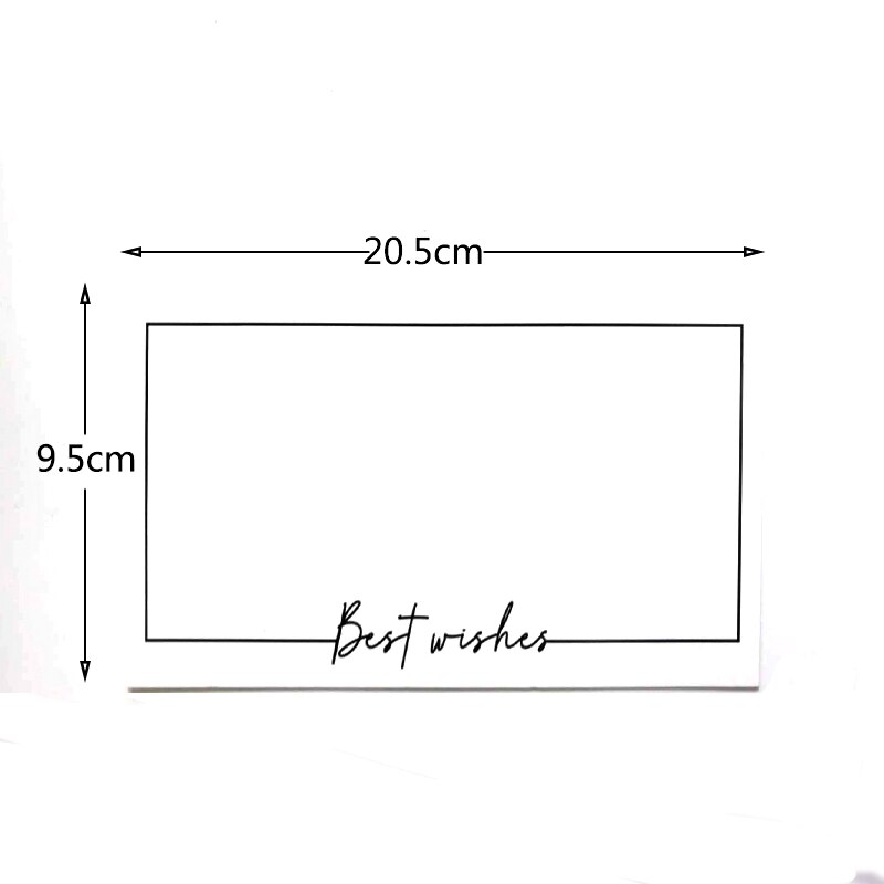 10pcs/lot Retro invitation Card White Writing Letter Pad Note Cards Birthday Greeting 9 Patterns Party Decoration: Best wishes L