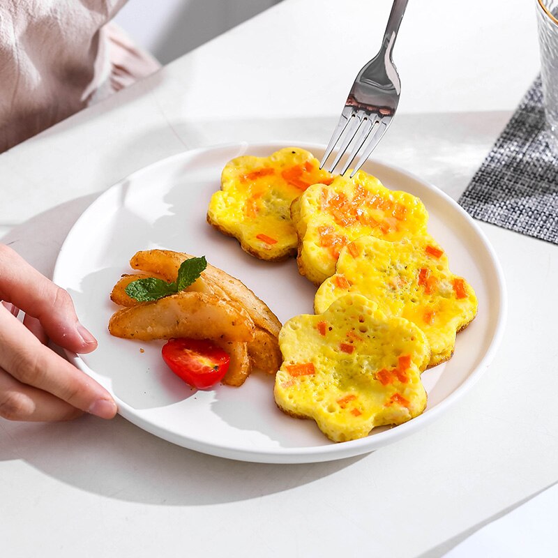Matlagning baktillbehör hjärtformad pannkaksmaskin äggkokare stekt äggform köksredskap kök porslin hushållsprylar