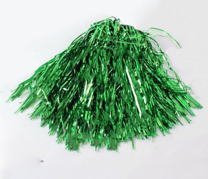 Modig cheer dans sport levererar konkurrens cheerleading pom poms blomma boll belysning upp party hejar fancy pom poms