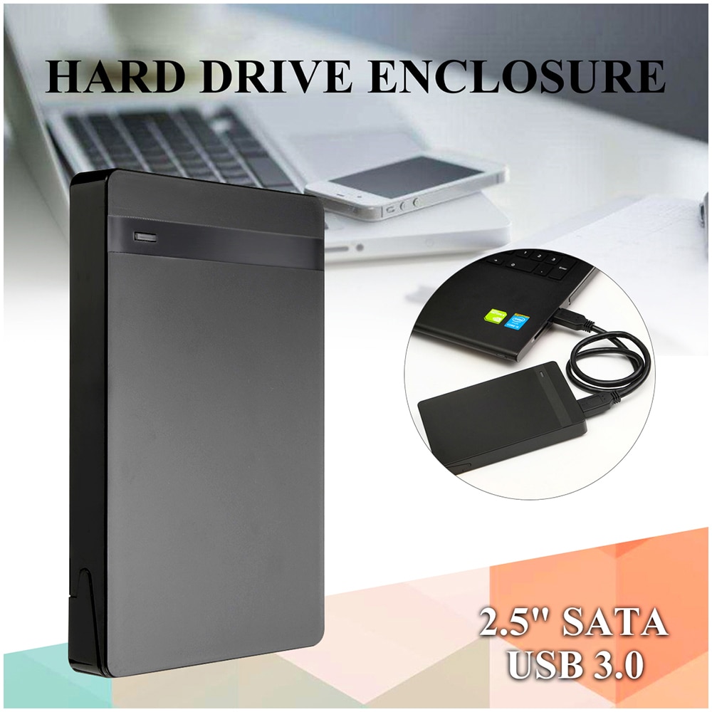 2.5" SATA USB 3.0 1TB External Hard Drives Portable Desktop Mobile Hard Disk Box HDD Enclosure
