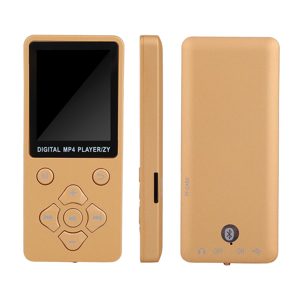 MP3 Player HiFi Portable bluetooth MP3 Player Colour Screen FM Radio Video Games Movie Music Sports Player #G