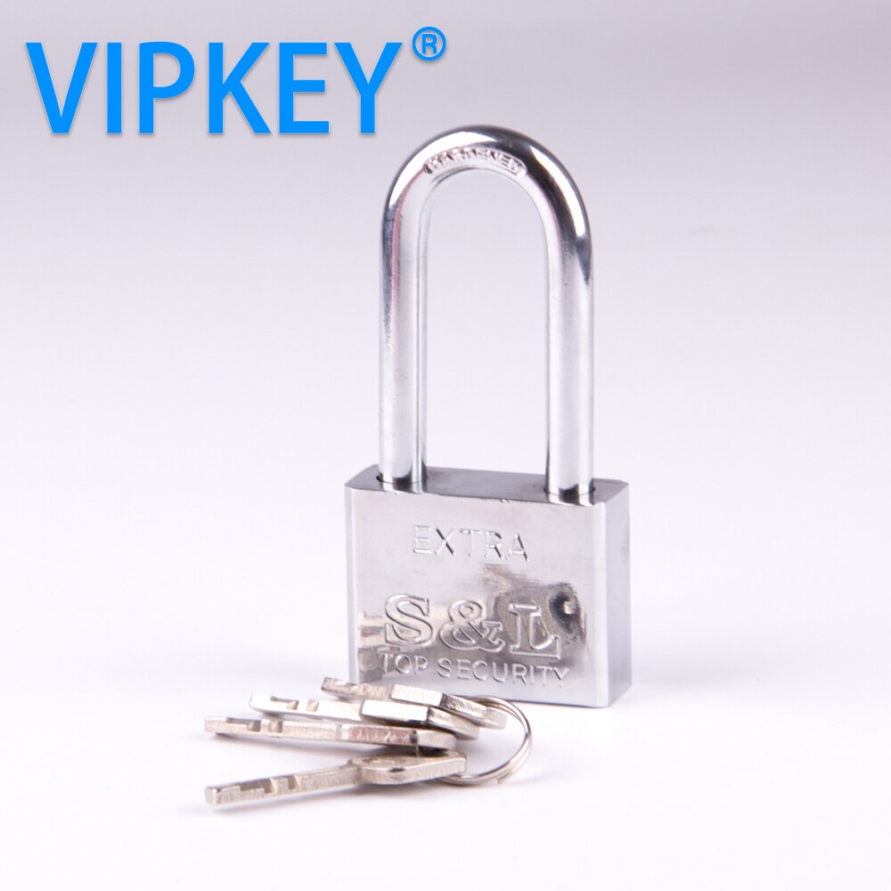 Long Lock Beam Stainless steel Padlock Anti-theft Door Cabinet Drawer Luggage Cases Lock &amp; 4 Keys
