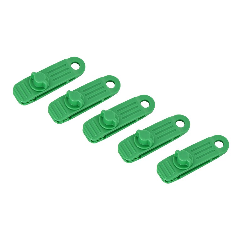 Pinzas para caravana para tienda de caravana, cubierta de remolque de barco, abrazadera a prueba de viento, lona a presión, pinza para tienda de campaña, toldo, accesorios de Camping: 5 PCS Green