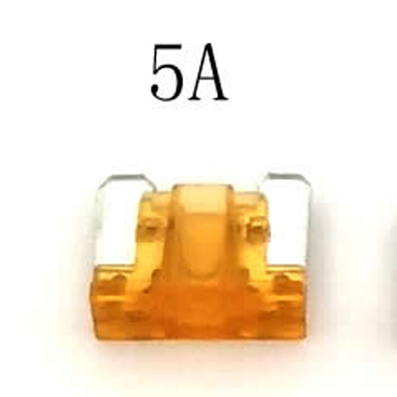 10pcs 5A 7.5A 10A 15A 20A 25A 30A Micro Car Fuses For Ford Fox Mondeo Dodge Jeep: Gold
