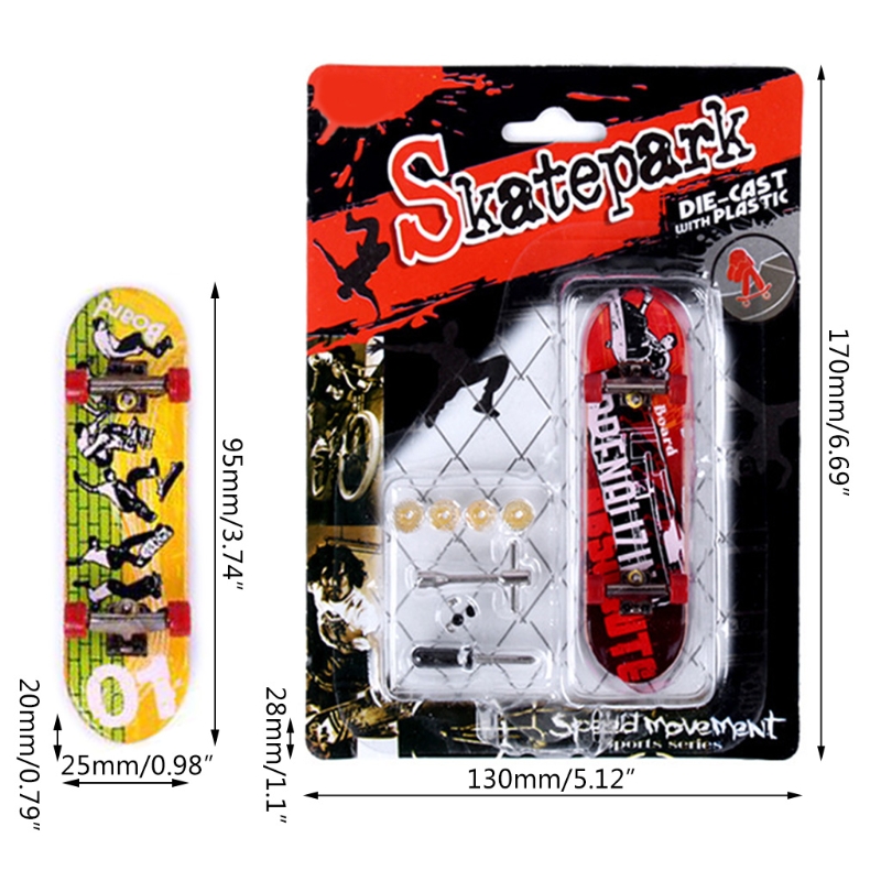 Mini planches à doigts en plastique, support en alliage, Mini Skate, Skateboard, jouets pour enfants garçons