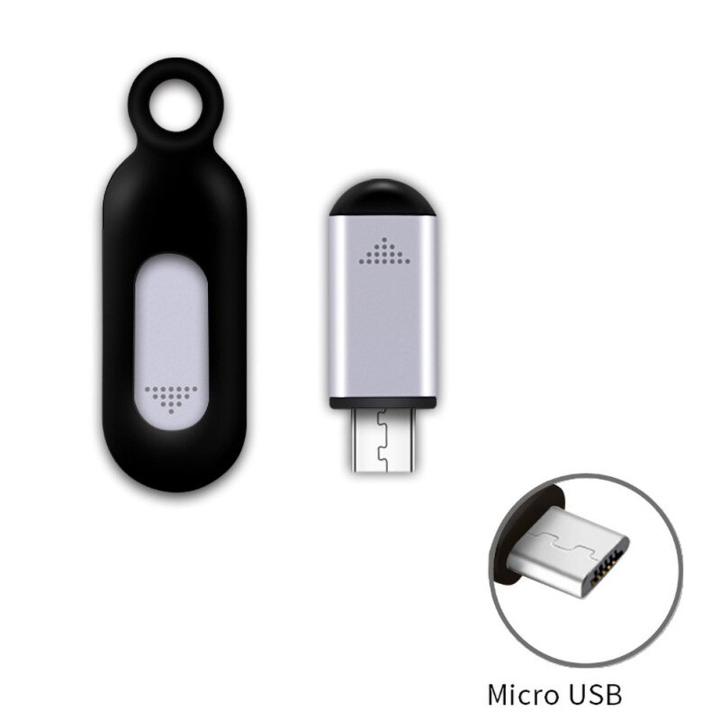 Adaptateur de télécommande infrarouge sans fil d'appareils d'ir de couleurs argentées noires pour le contrôle sans fil Micro d'usb/type-c IR: SILVER FOR ANDROID