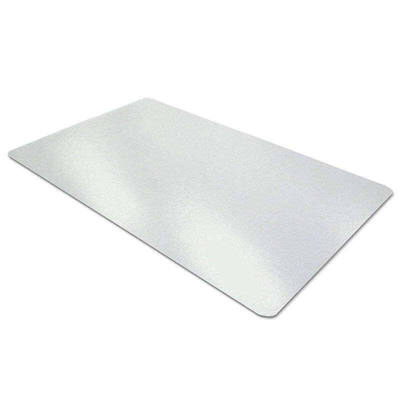 Clear Desk Pad, 35.5 Inch X 17.7 Inch Antislip Geweven Pvc Zachte Bureau Schrijven Mat-Ronde Randen Desk Protector: Default Title