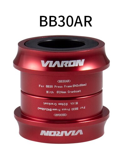 BB30 PF30 Bicycle Bottom Bracket Bike for sram gxp press fit bearing 42X68mm 46X68mm MTB press bottom bracket: BB30 red