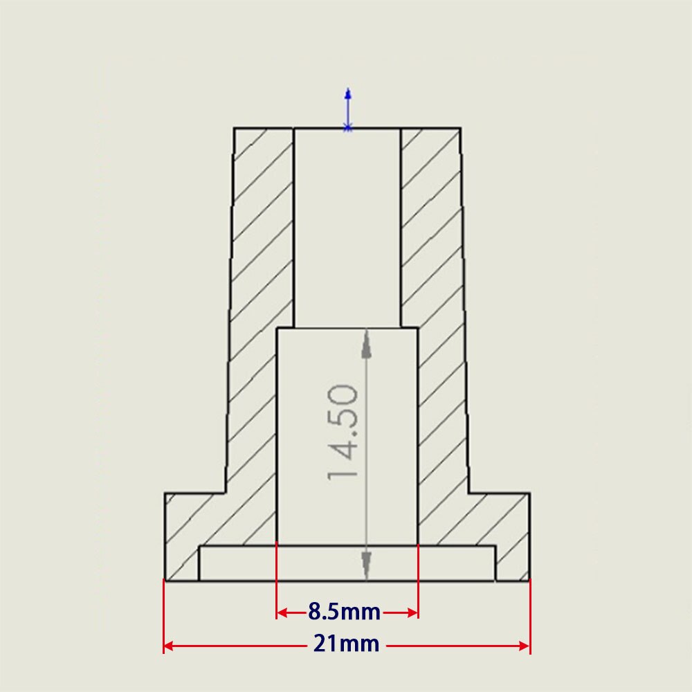 Bread Maker Parts Mixing Blade Bread Machine Aluminium Alloy Blade Paddle Kitchen Appliance Parts-44mm*62mm