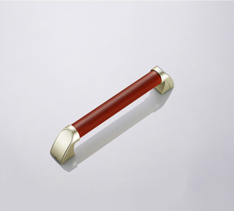 Dicke Holz Zink Legierung Wand Montiert Behinderung Griffe Greifen Bars für Alte Mann Badezimmer Zubehör Wc Sicherheit Bars Dusche: 34cm Red