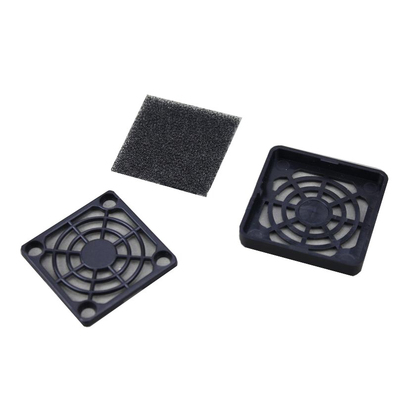 2 szt./partia 4cm osłony komputerowe czarne plastikowe pyłoszczelne filtry przeciwpyłbyć winnym 40mm szt. osłona wentylatora chłodzącego ,43 x 43mm