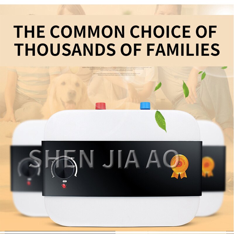 Speed small water heater 6L water storage type electric water heaterMinikitchen and bathroom water heater Home multifunction
