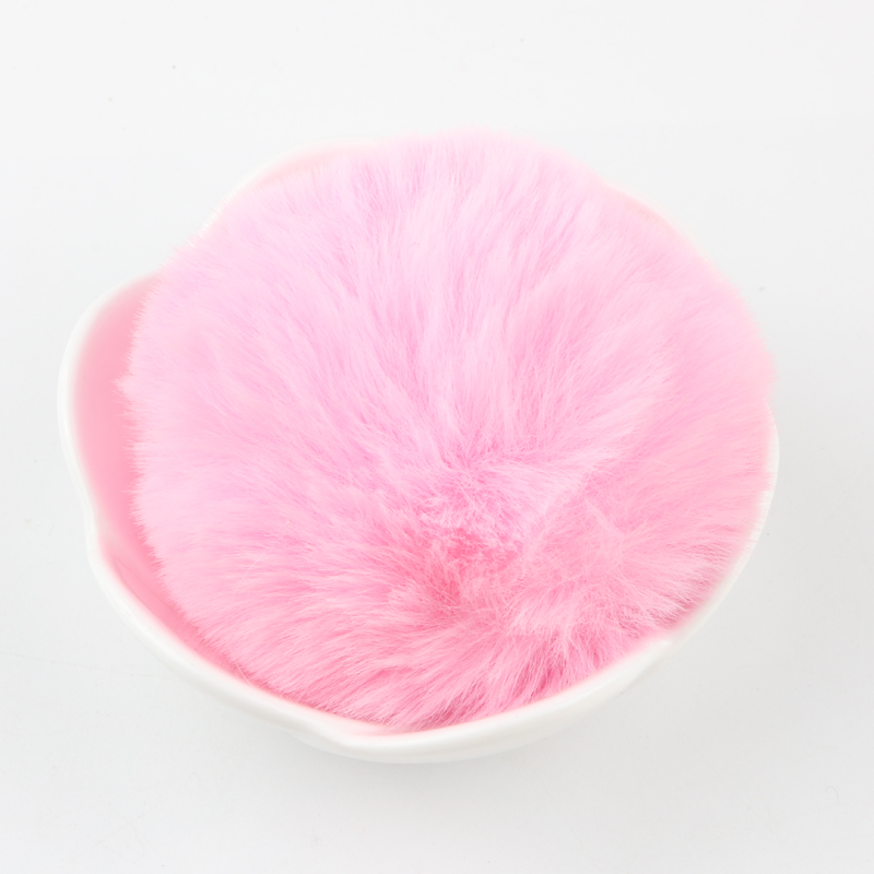 Bolas de pompón de piel de conejo Rex sintética, pompones suaves y esponjosos artificiales de 6cm y 8cm, pompones DIY, ropa hecha a mano, suministros para manualidades de costura: Plata antigua / 4XL