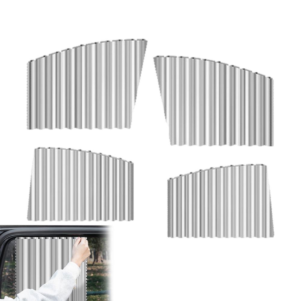 Magnet vorhänge für Aut ofens ter 4 stücke Sonnenschutz verstellbare Vorhänge für Aut ofens ter Block Sonnenlicht Auto vorhänge zum Schlafen: Weiß