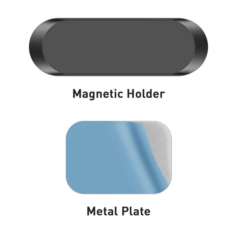 Mini staffa magnetica multifunzione per telefono cellulare magnete a forma di I staffa per auto supporto magnetico per telefono con aspirazione magnetica