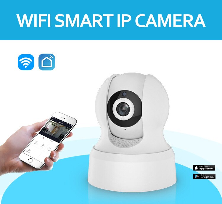 Wifi Indoor Pt Ip Camera Draadloze Intelligente Indoor Pan/Tilt Camera 100W Hd Camera