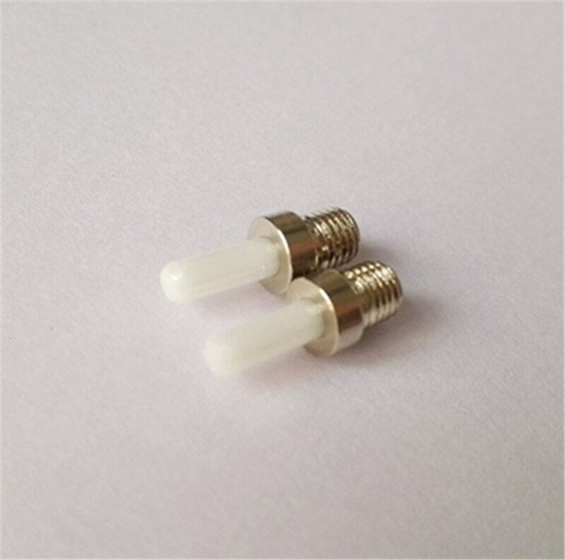 10pcs 250um ceramic ferrule with screw holder special for FC UPC bare fiber adapter ftth coupler testing 126um Connectivity 1.0