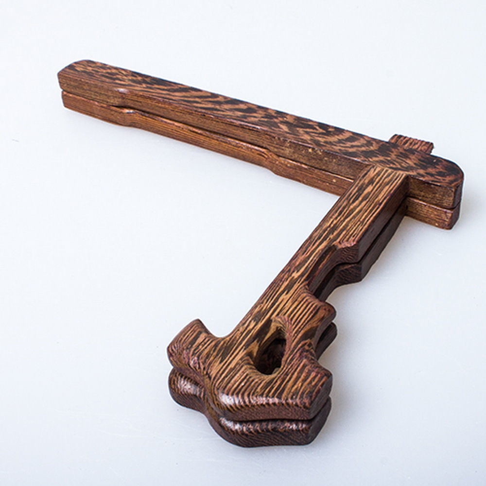 Natural Wenge Wood Stand for Pu-erh Tea Cake Plate Dish Picture Presentation 4 Pieces