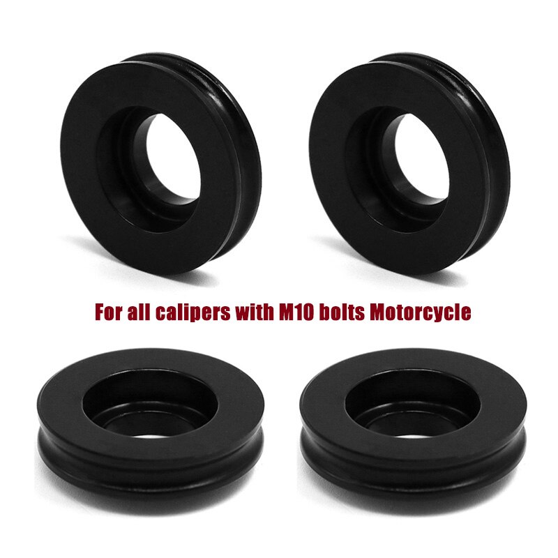 5mm Titanium Radial Remklauw Wasmachine Spacer M10 Bouten Voor BMW Ducati Kawasaki Yamaha Suzuki GSXR R1 R6 ZX6R ZX10R CBR 1098