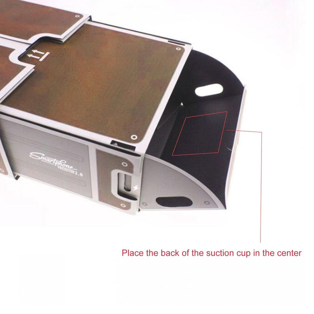 1 pcs DIY mobile phone mini projector portable home projector paper mini mobile phone projector DIY mobile mini projector