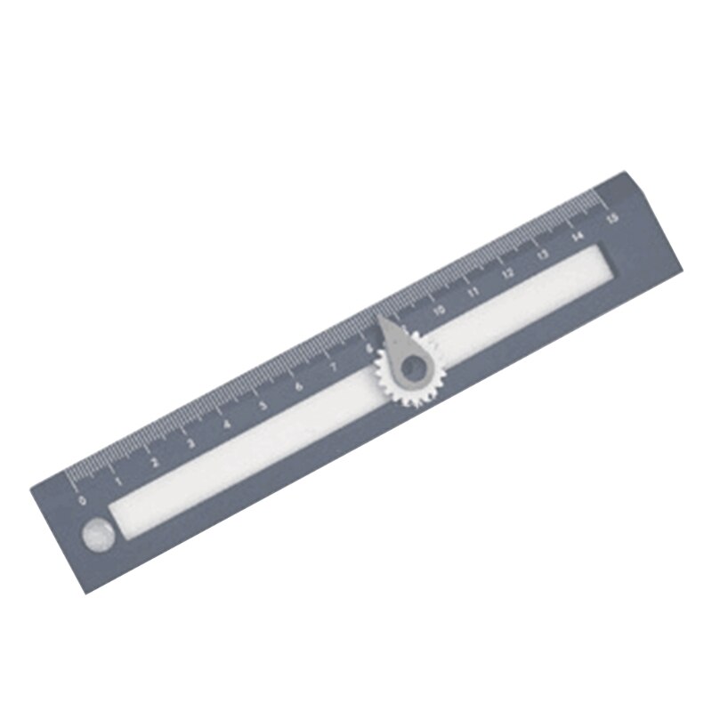 Geometry Ruler w/ Compass Plastic Ruler Straight Edge Rulers For Kids Rulers For School Supplies for School Office T3LB