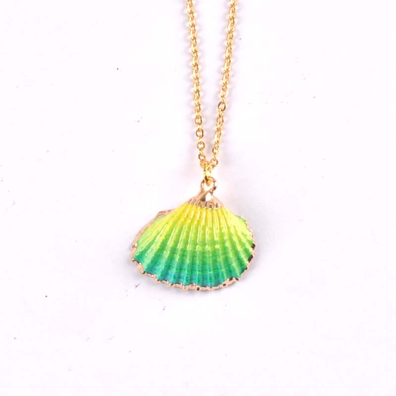 1pcs Conch Seashell shell charm necklace for Women Jewelry Summer Beach Shell Necklace Women cp2687: 9