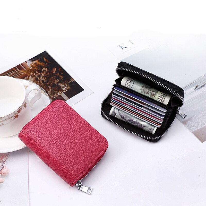 Vrouwen Mannen Wallet Pu Credit Card Houder Portable Voor Portemonnee Kaarthouder Portemonnee Party Clutch Bag Unisex Duurzaam