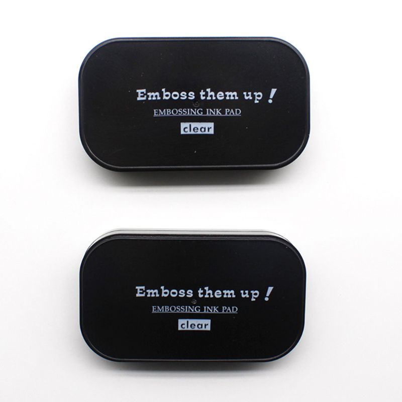 Transparent Watermark Ink Pad Rubber Stamp Finger Painting DIY Crafts