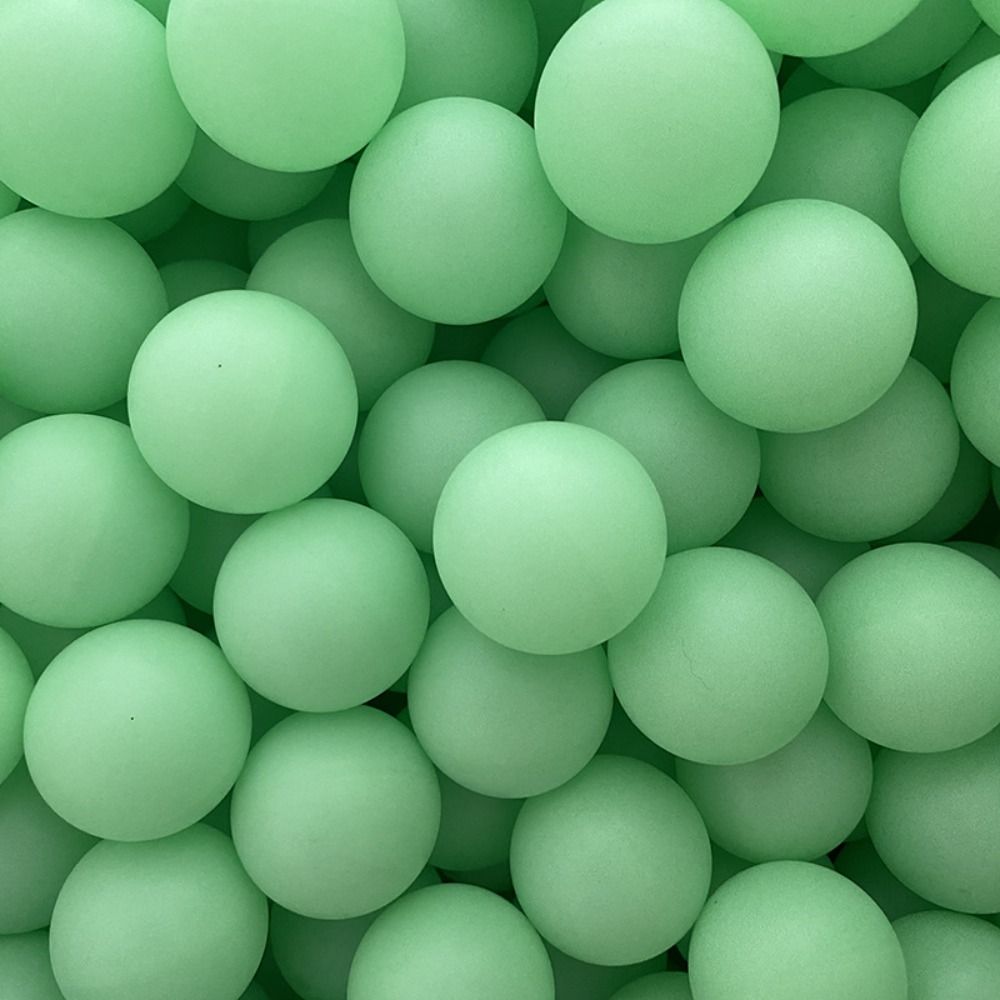10 Stück neues Material leuchtende Tischtennis Ball abs langlebige Tischtennis weiße Bälle drinnen draussen Wettbewerbe hohe Elastizität Bälle