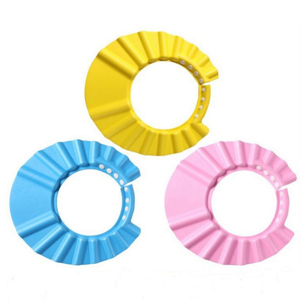 Verstelbare Baby Shower Cap Baby Kids Kinderen Bad Shampoo Shield Hat Hairwash Hittebestendigheid Waterdicht