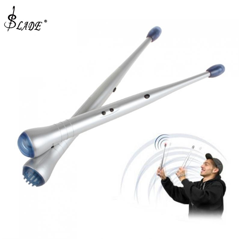 SLADE 1 Paar Elektronische Trommelstöcke Erstellen Trommel, Absturz & Schlinge Klingt mit Empfindliche Spitze + Eingebauter Lautsprecher