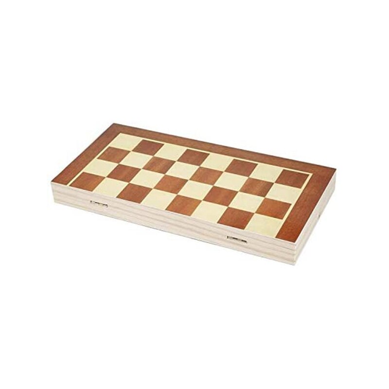 Wooden Chess Folding Board Set Portable Outdoor Board Game