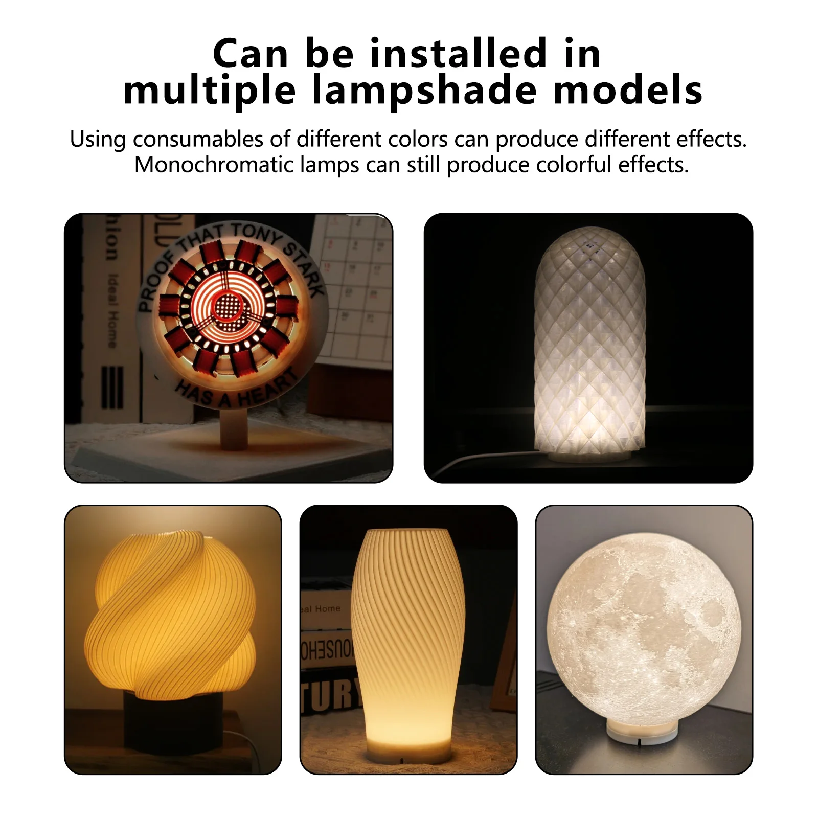 For Bambu Lab Led Lamp Kit 001 Maker Supply Bambulab Light Kit Led Light Parts Diy Model for A1 P1s X1c 3d Printing