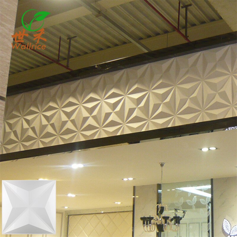 Three-dimensional Board 3D Stereo Television Sofa Background Feature Wall KTV Restaurant Bedroom Decoration Material Clothin