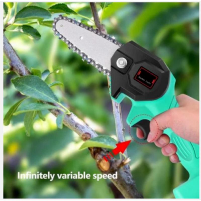 Hand-held electric pruning saw rechargeable small electric saw woodworking one-hand electric saw garden logging