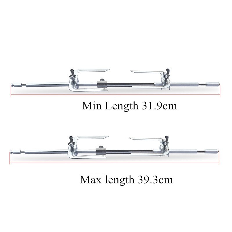 Elektrische BBQ Motor Metalen Oven Geroosterd Rundvlees Turkije Rotisserie Vorken Spit Houtskool Kip Grill Voor Outdoor Camping Koken Gereedschap