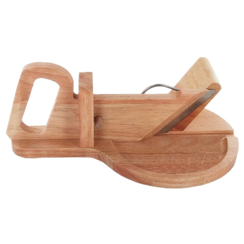 Coupe-saucisse rustique en bois et lame en inox pour trancher et hacher les arômes, plus de viandes séchées