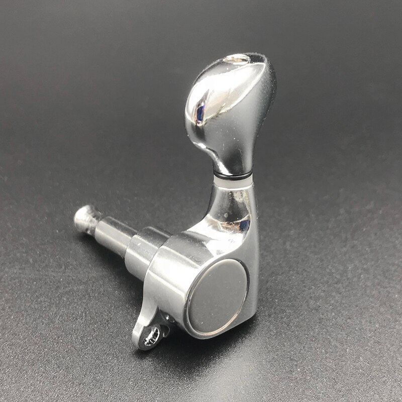 6 stuks fishtail-knop stemmechanieken met verzegelde tandwielen voor akoestische elektrische gitaren: Zilver 6l