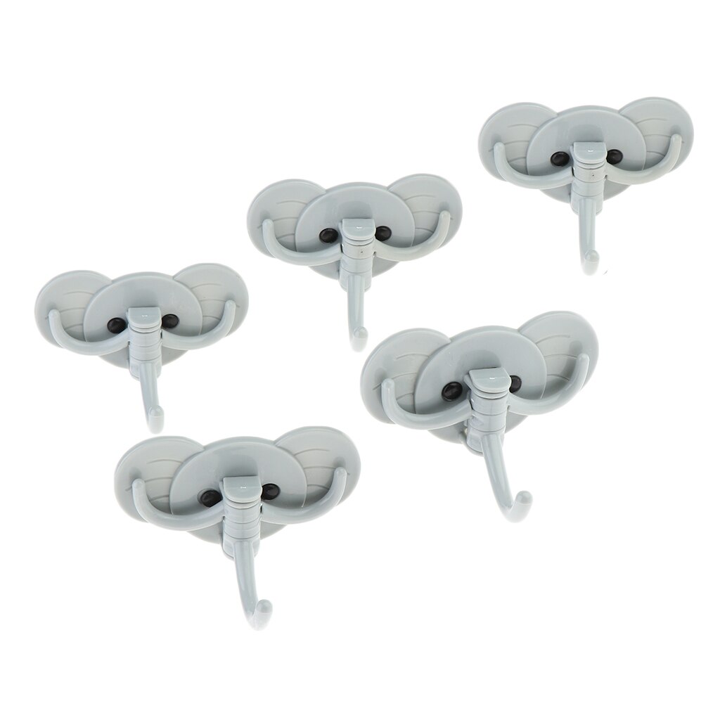 Plastic Adhesive Hooks Wall Hooks Hanger Bathroom Office Hooks for Kitchen Bathroom Home Stick on Wall Hanging: Light Blue
