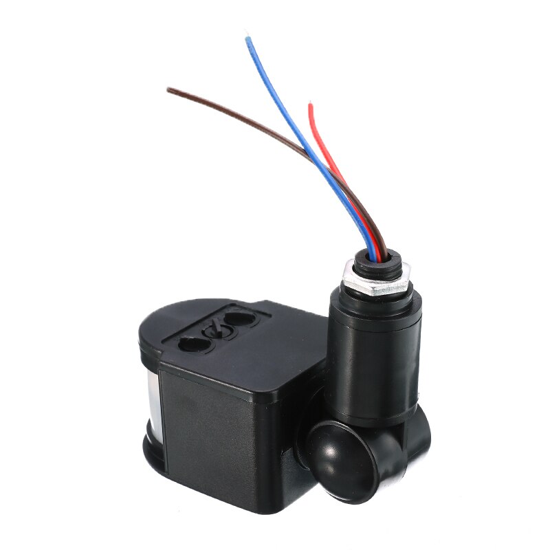 LED PIR Infrared Motion Sensor Switch Flood Light Human Body Infrared Sensor ON / OFF 110V 220V 180 Detector Degree Rotating